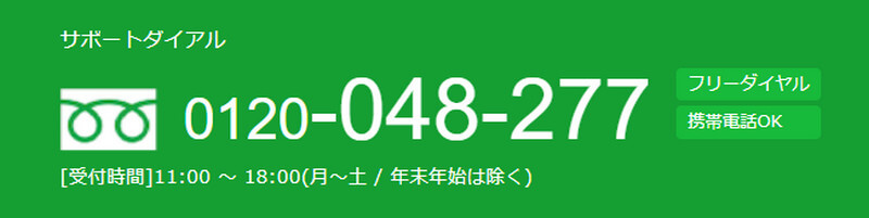 サポートの番号