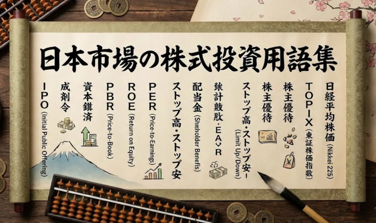中学生でもわかる日本株投資の基本用語